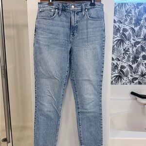 Madewell Blue Straight Leg Jeans Classic Style